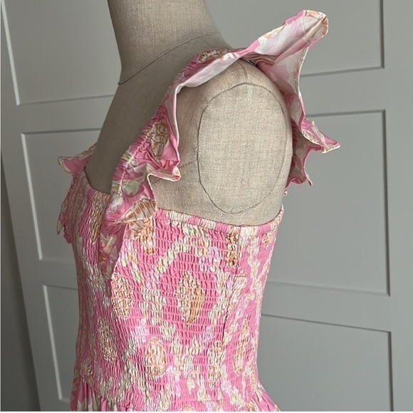 Sail To Sable x Palm Beach Lately Flutter Sleeve Dress Size Small NEW! - Picture 5 of 7